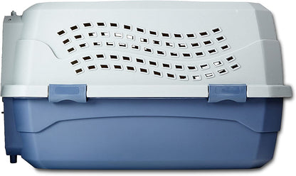 2-Door Top Load Hard-Sided Dog and Cat Kennel Travel Carrier, 58 Centimeters